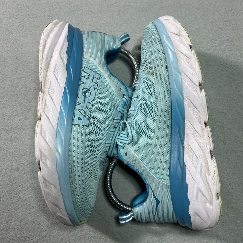 Hoka One One Bondi 6 Shoes Womens 6 Running Barefoot Trailhead 1019270 Baby Blue